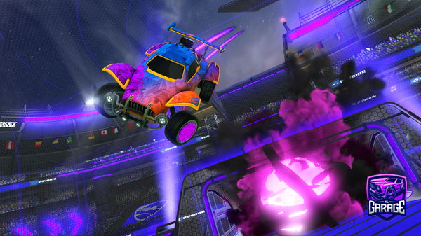 A Rocket League car design from PewPewGamer64