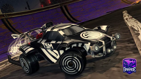 A Rocket League car design from stova