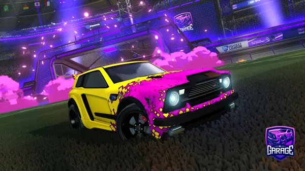 A Rocket League car design from Nebular_brownies