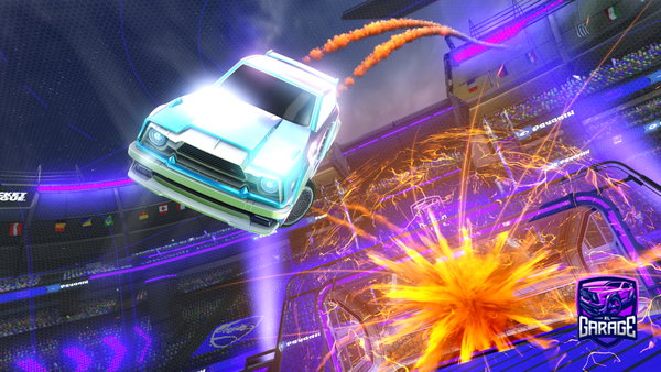 A Rocket League car design from iad0