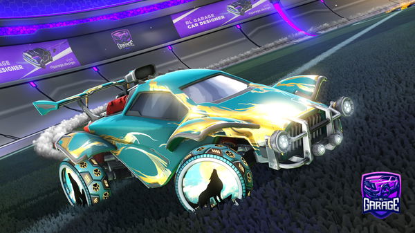 A Rocket League car design from 09_SemvdL
