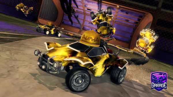 A Rocket League car design from D64s
