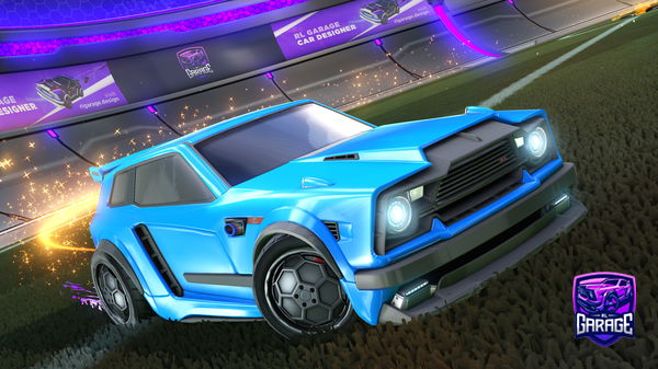 A Rocket League car design from J3LTE