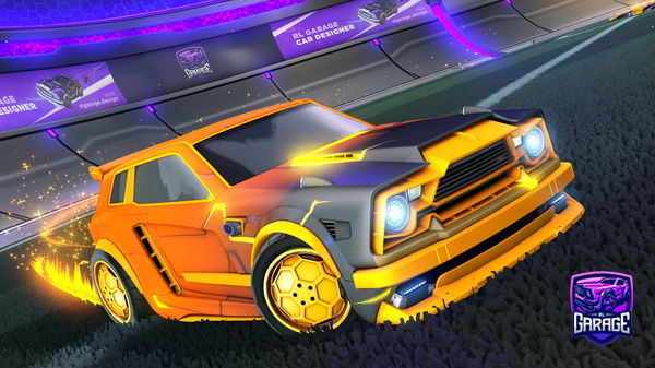 A Rocket League car design from Oreocookie45