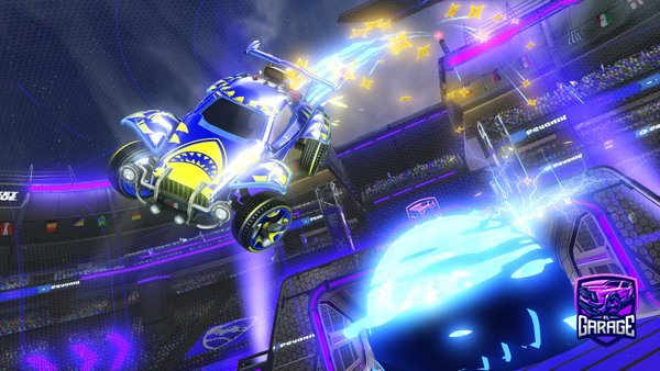 A Rocket League car design from Dirtywonton01