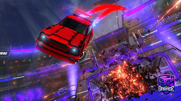 A Rocket League car design from Xoquero90