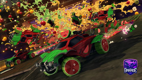 A Rocket League car design from evangelism