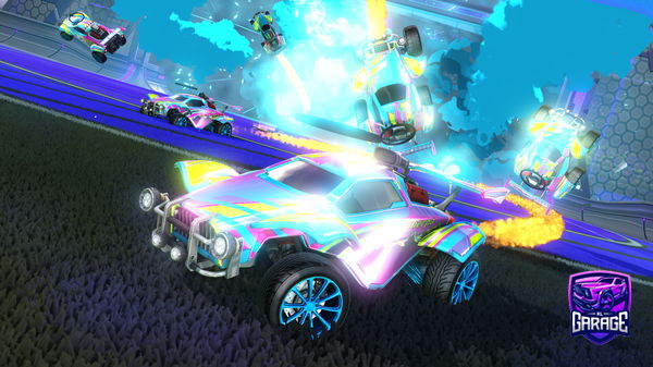 A Rocket League car design from VRTSX-