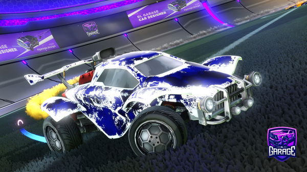 A Rocket League car design from Ferni15