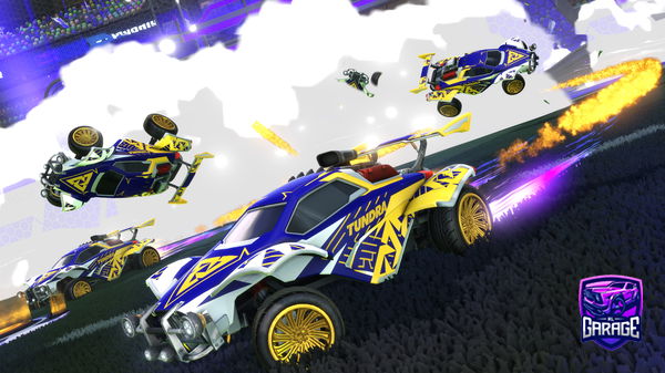 A Rocket League car design from Fjoompaz