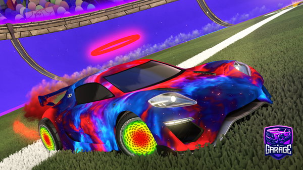 A Rocket League car design from obanaionbankai