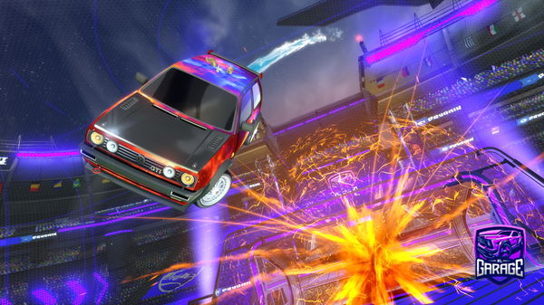 A Rocket League car design from WarShieldd