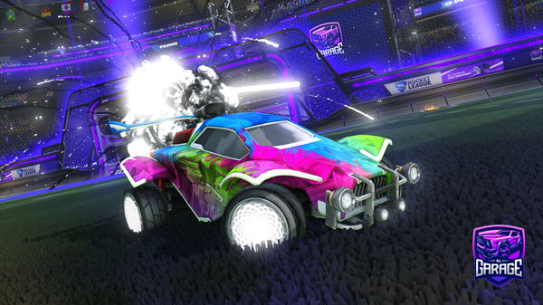 A Rocket League car design from PandaRLOnTT