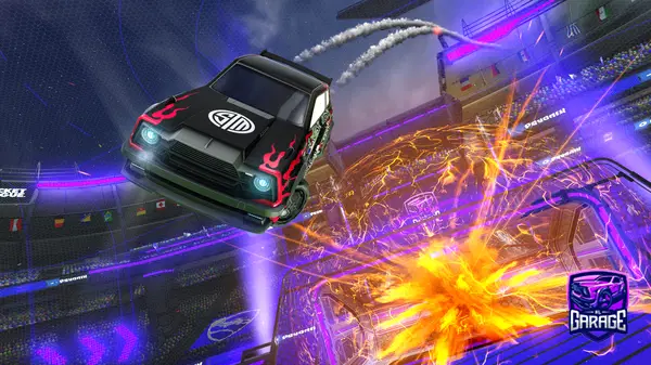 A Rocket League car design from rihahahaha