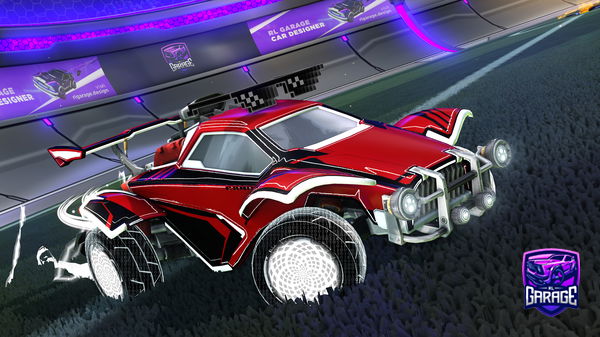 A Rocket League car design from DarkCharxDesigns