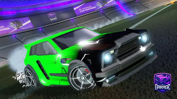 A Rocket League car design from eloxam7