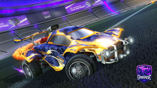 A Rocket League car design from KoiKing7