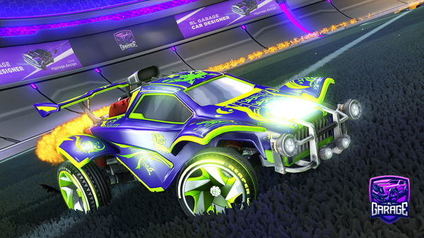 A Rocket League car design from SusPotion2