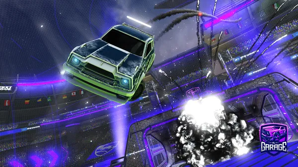 A Rocket League car design from itsR0N1