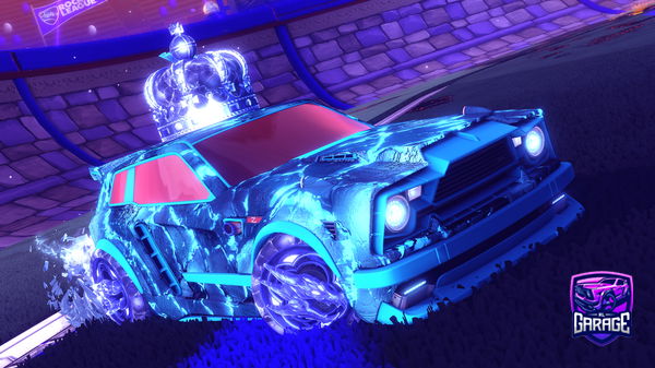 A Rocket League car design from Gio-matrixYT