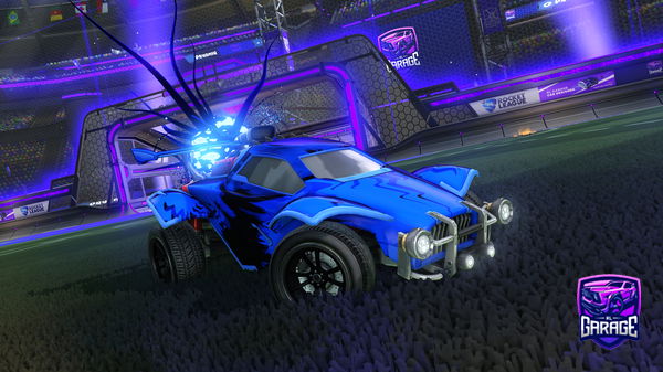 A Rocket League car design from not_Quadra