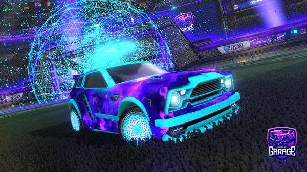 A Rocket League car design from Moocat76