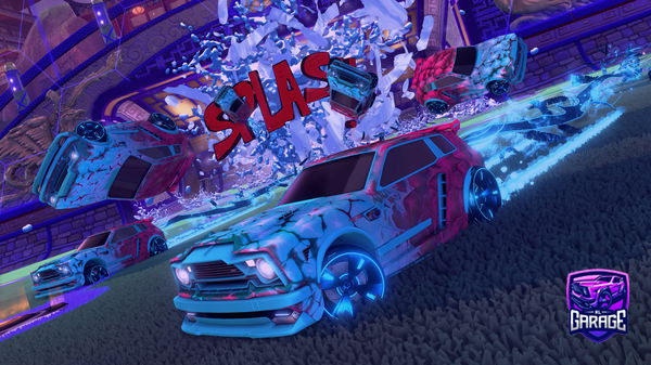A Rocket League car design from 480k