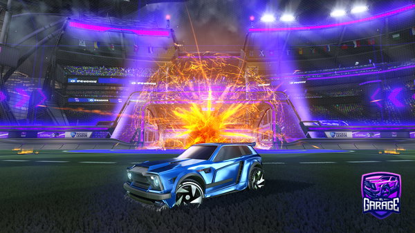 A Rocket League car design from tylerlockyer
