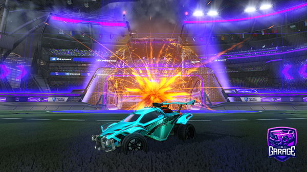 A Rocket League car design from sobuka