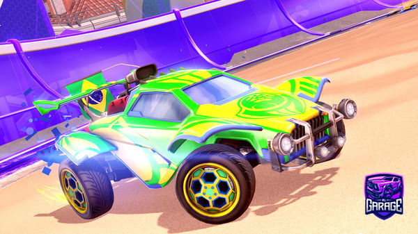 A Rocket League car design from miguel55988