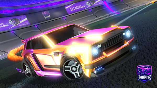 A Rocket League car design from daletioo