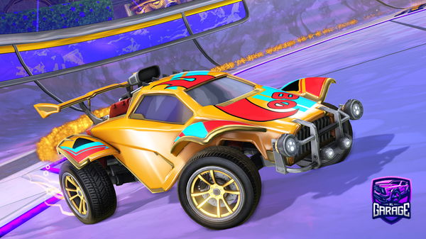 A Rocket League car design from Capybara_RL