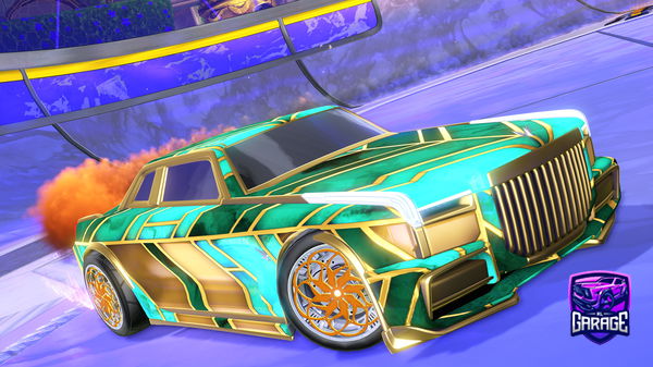 A Rocket League car design from MintyFS