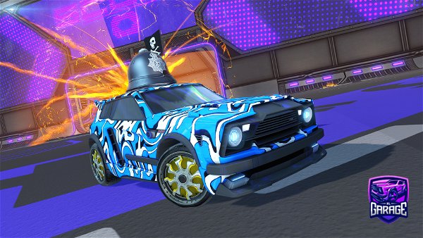 A Rocket League car design from Fortchips