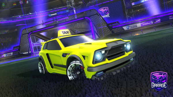 A Rocket League car design from Dude1556