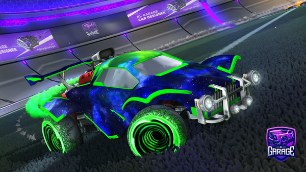 A Rocket League car design from JBLilPaper