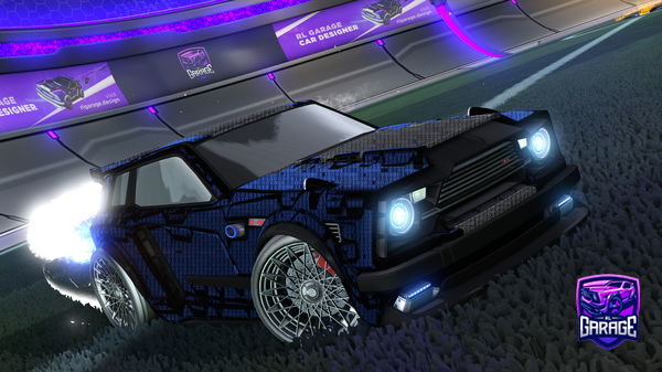 A Rocket League car design from Stinus2006