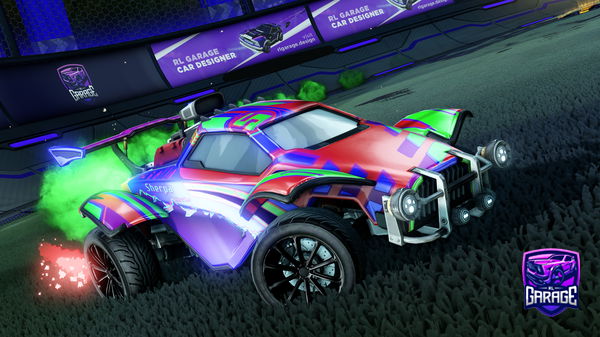 A Rocket League car design from Tixa27