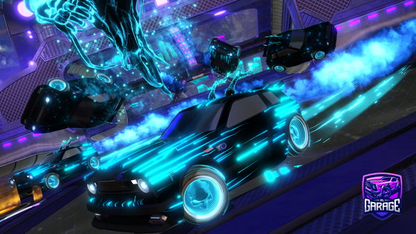 A Rocket League car design from Carmui