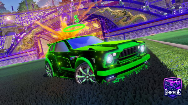 A Rocket League car design from maxo17
