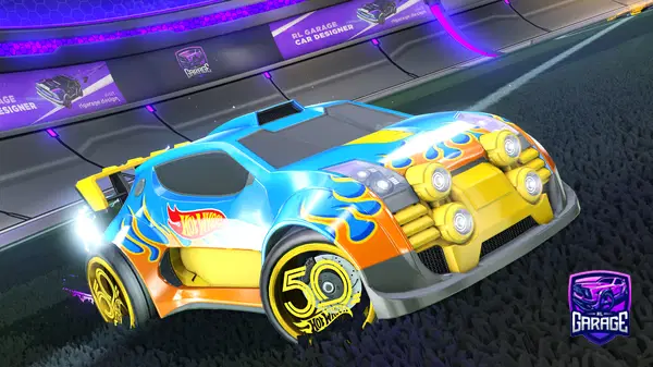 A Rocket League car design from leoshredz