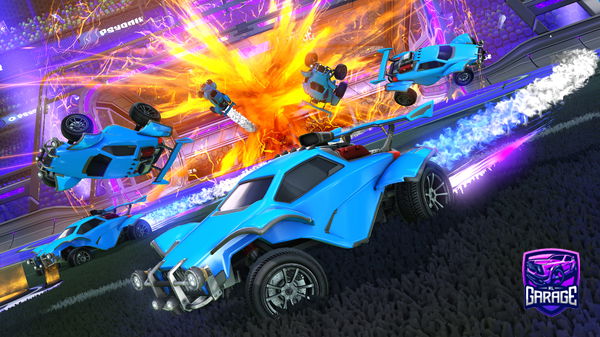 A Rocket League car design from SchoolPizzaParty