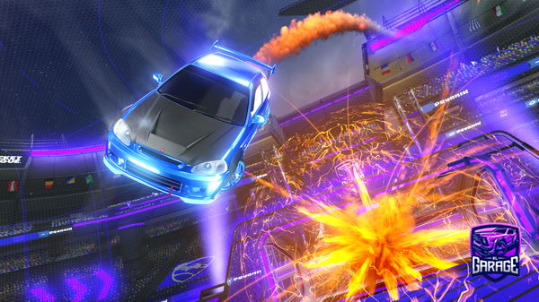 A Rocket League car design from Okelve1