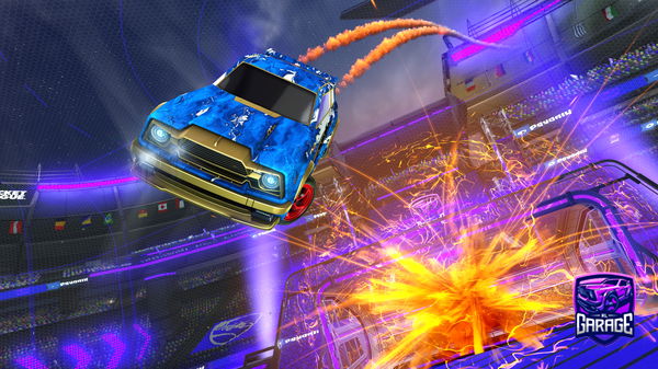 A Rocket League car design from Rocket-garage
