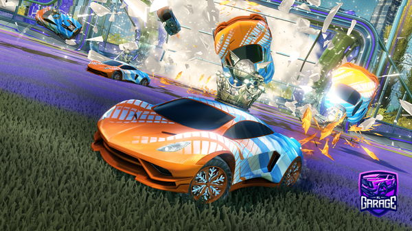 A Rocket League car design from Rabeah_14