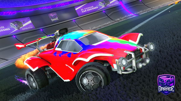 A Rocket League car design from Maliketh