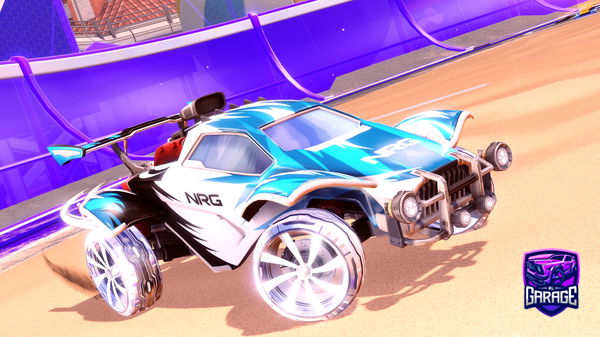 A Rocket League car design from Tapin