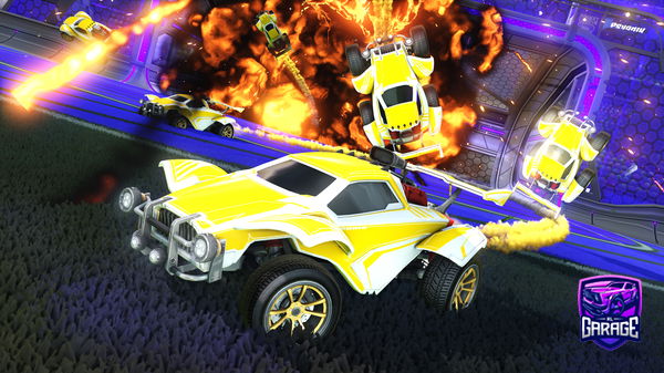 A Rocket League car design from enherror404