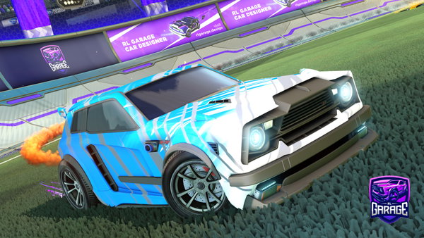 A Rocket League car design from TTV_FireBird