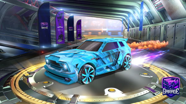 A Rocket League car design from Vuxtey